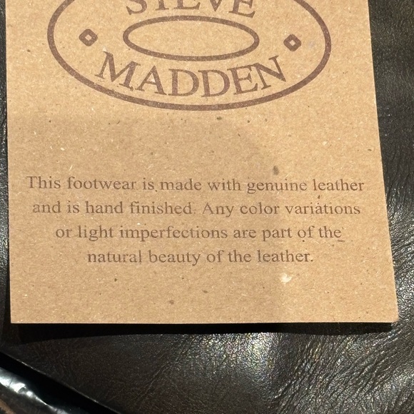 Steve Madden Black Leather Boots for Women - Picture 8 of 10